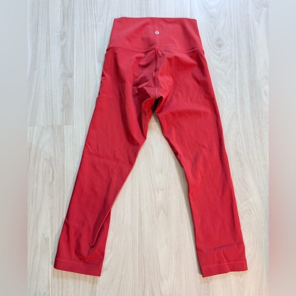 Lululemon Wunder Under Crop Legging Pant 21” Vintage Rose Size 4 – Like New - Picture 7 of 9